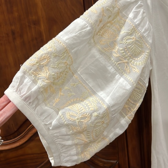 🎉Host Pick🎉 Free People puff sleeve top size L - Picture 3 of 5